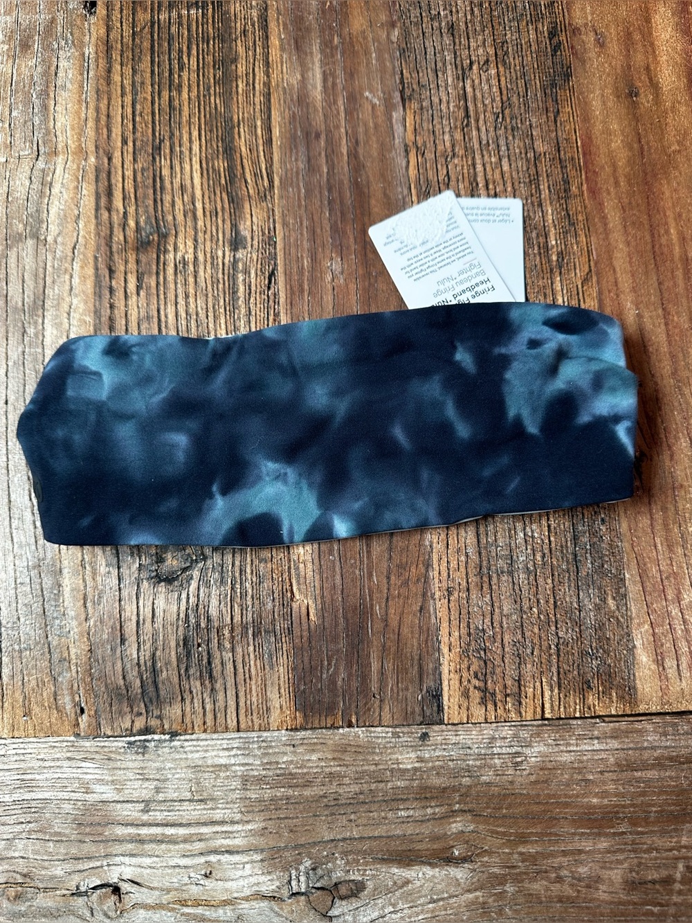lululemon athletica Navy Tie-Dye Wide Headband